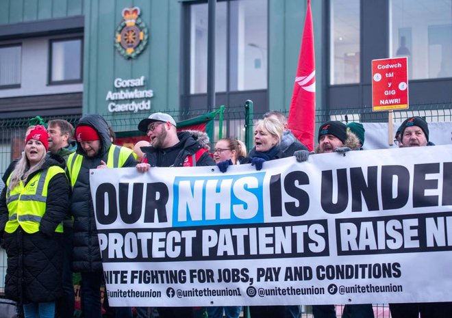 NHS strike in Wales – المضارب العربي