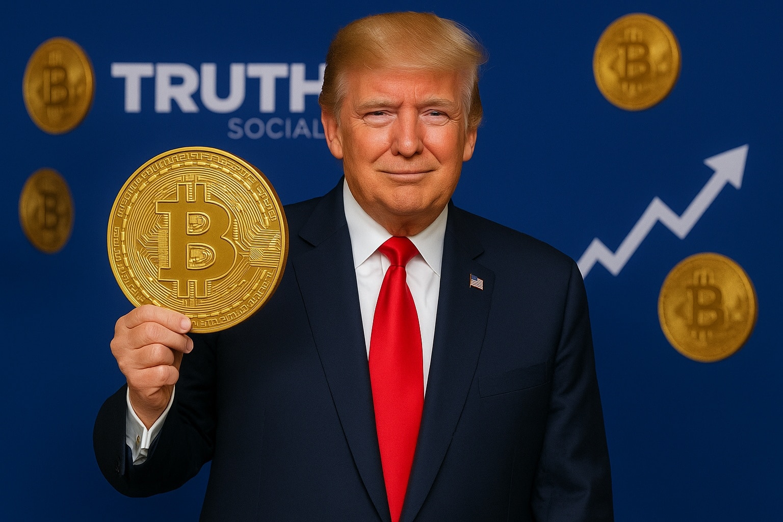 استثمار ترامب ميديا 2 مليار دولار في بيتكوين