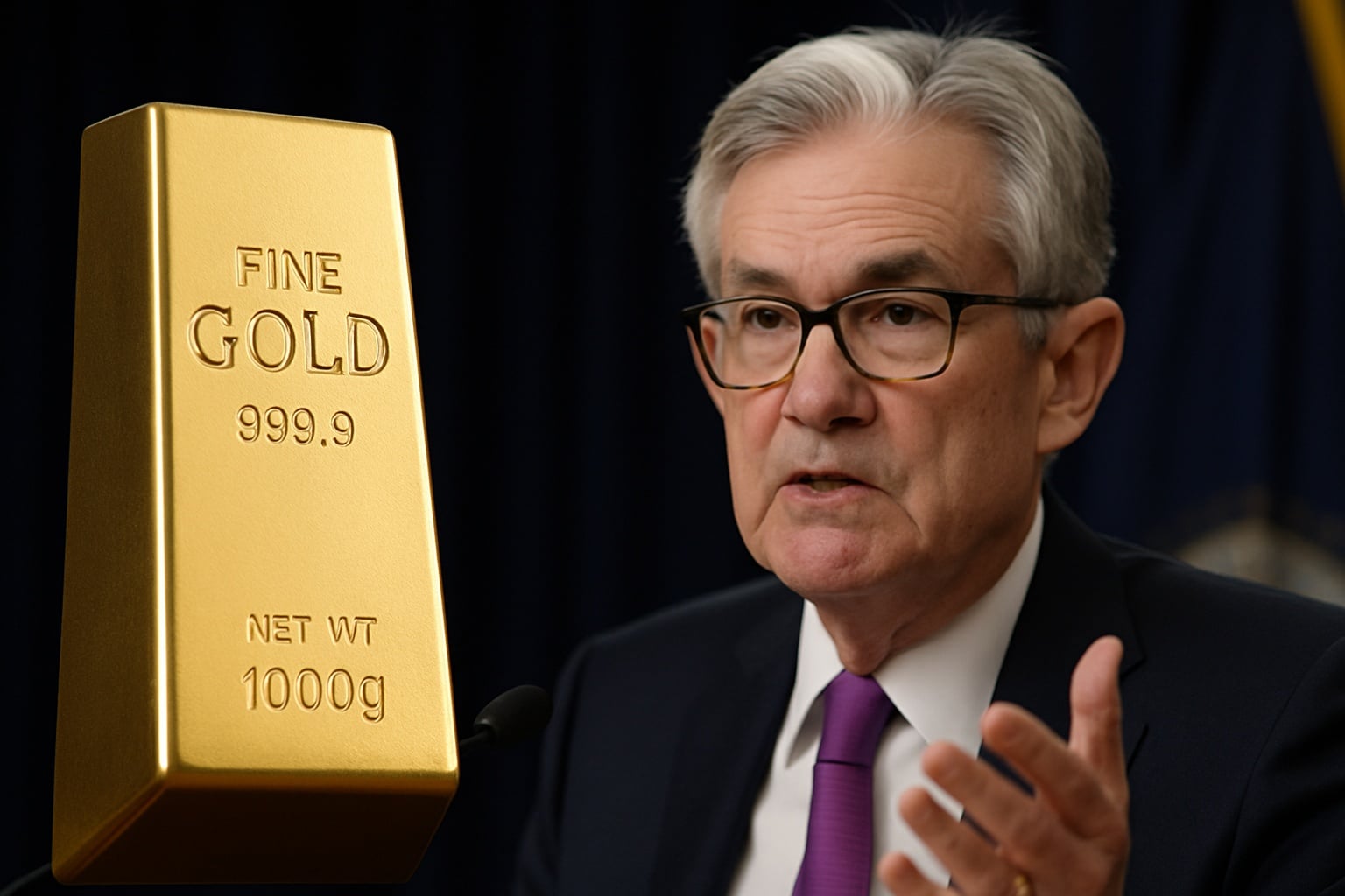 باول يتحدث عن البنوك… وأسعار الذهب تقفز إلى 3,430$